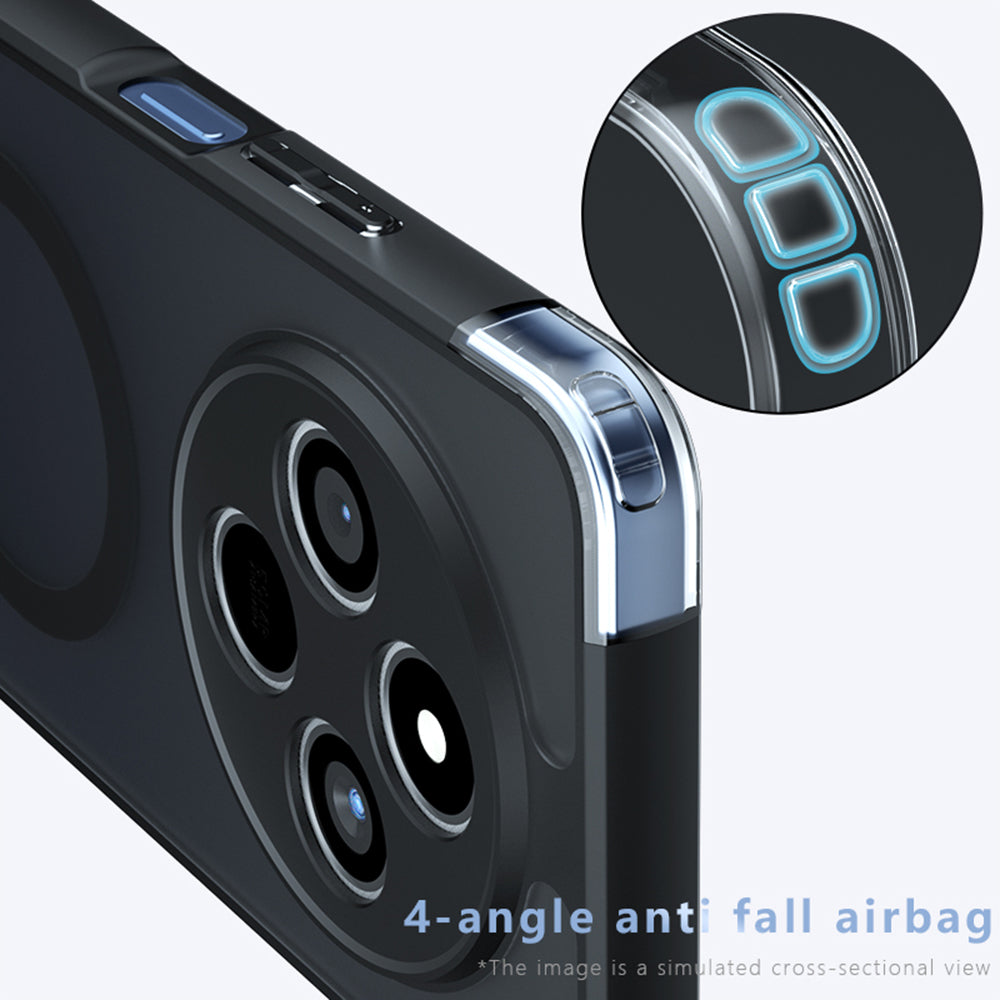 Capa MagSafe para Xiaomi Redmi 14C, Techsuit, PureFrost, Preto Satinado