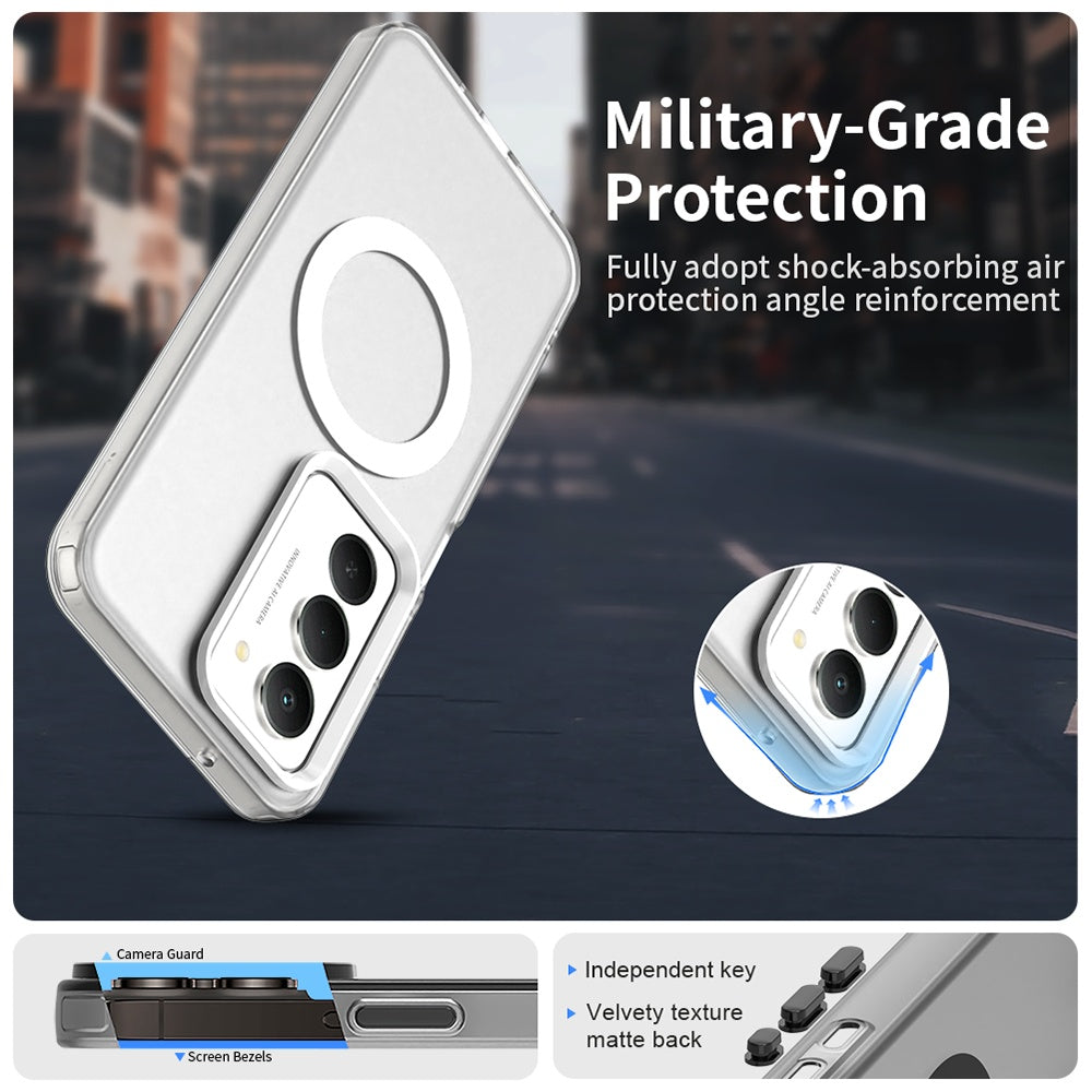 Capa MagSafe para Xiaomi Redmi 15 5G / 15 4G, Techsuit, CandyCase, Branca