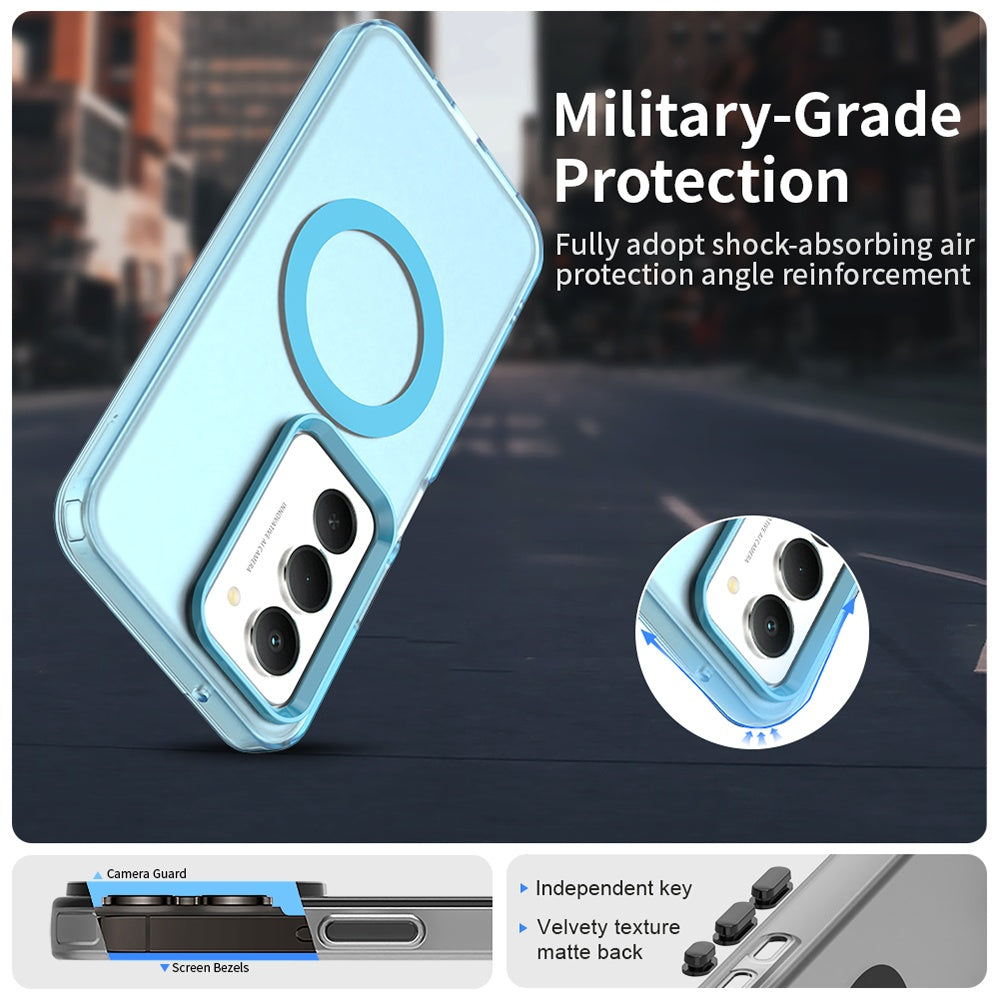Capa MagSafe para Xiaomi Redmi 15 5G / 15 4G, Techsuit, CandyCase, Azul