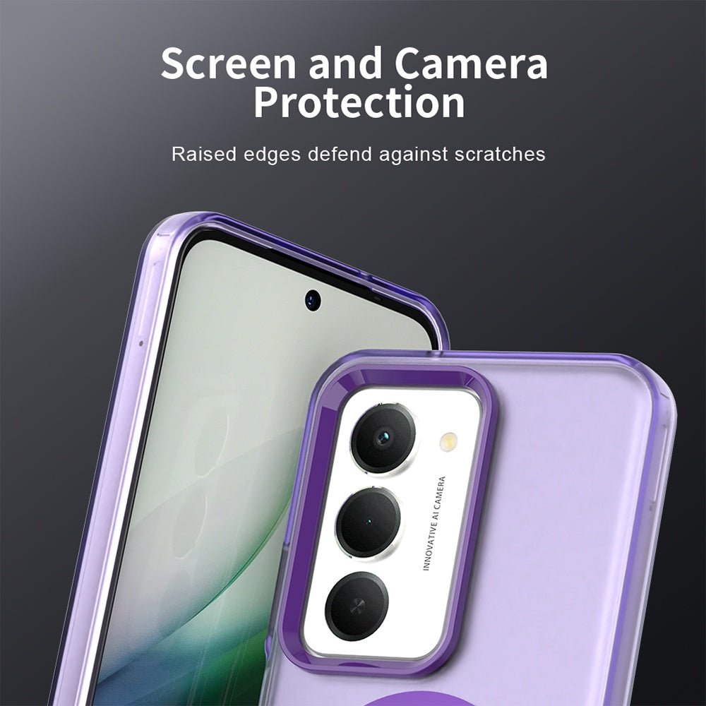 Capa MagSafe para Xiaomi Redmi 15 5G / 15 4G, Techsuit, CandyCase, Roxo