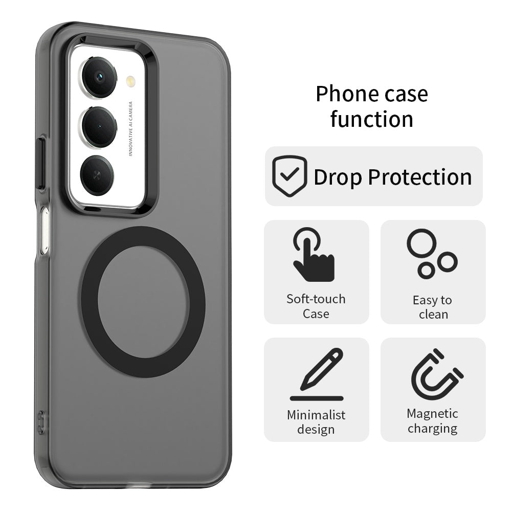 Capa MagSafe para Xiaomi Redmi 15 5G / 15 4G, Techsuit, CandyCase, Preta