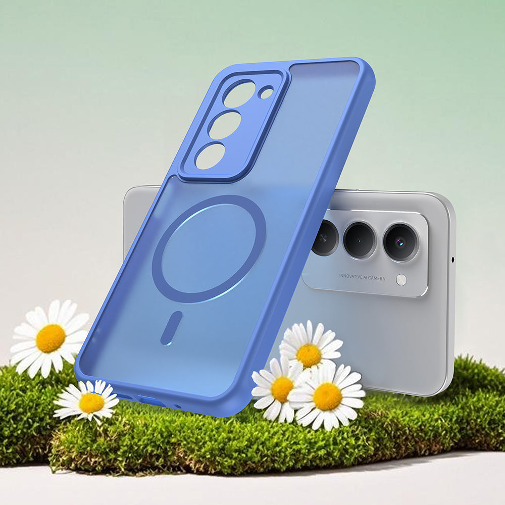 Capa MagSafe para Xiaomi Redmi 15 5G / 15 4G, Techsuit, HaloFrost II, Azul