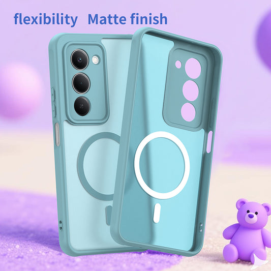 Capa MagSafe para Xiaomi Redmi 15 5G / 15 4G, Techsuit, HaloFrost II, Verde Claro