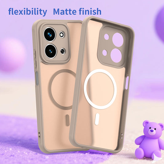 Capa MagSafe para Xiaomi Redmi 15C 5G / 15C 4G, Techsuit, HaloFrost II, Dourada