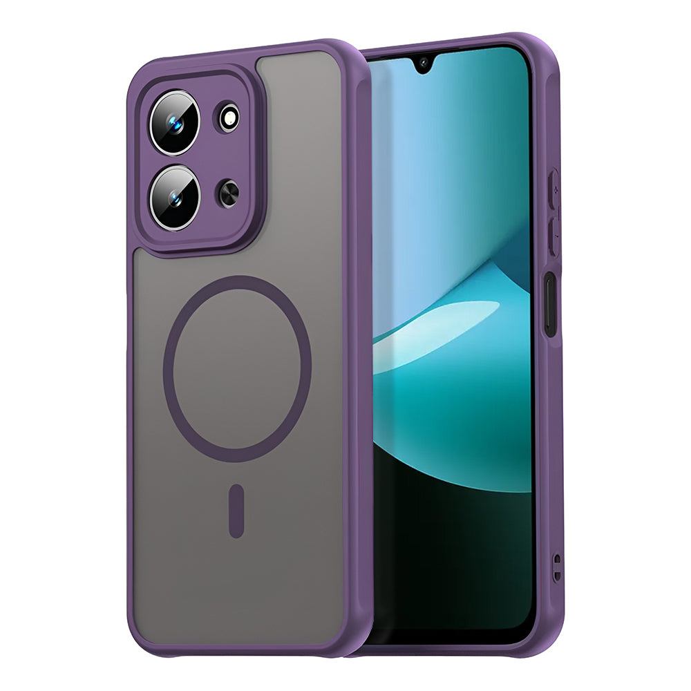 Capa MagSafe para Xiaomi Redmi 15C 5G / 15C 4G, Techsuit, HaloFrost II, Roxo