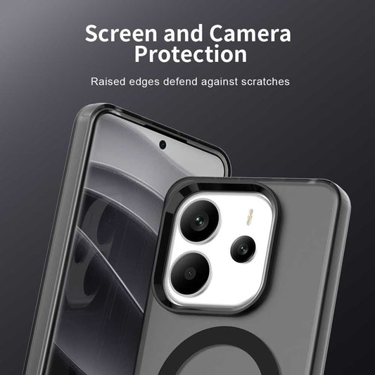 Capa MagSafe para Xiaomi Redmi Note 14 5G, Techsuit, CandyCase, Preta