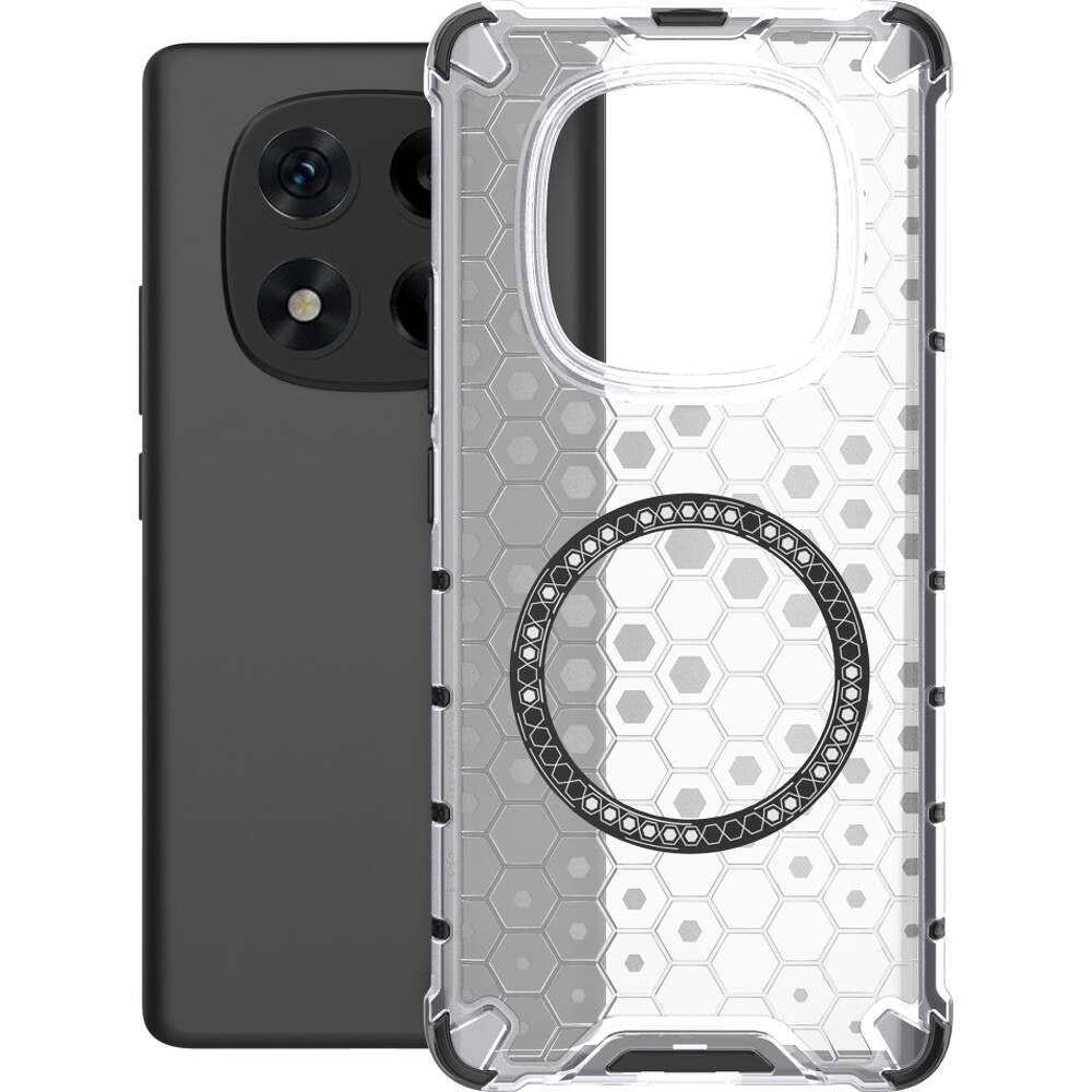 Capa MagSafe para Xiaomi Redmi Note 14 Pro 4G, Techsuit, HoneyComb Shield, Branca
