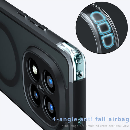 Capa MagSafe para Xiaomi Redmi Note 14 Pro+ 5G, Techsuit, PureFrost, Preta