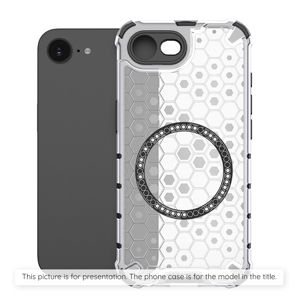 Capa MagSafe para Xiaomi Redmi Note 14S, Techsuit, HoneyComb Shield, Branca