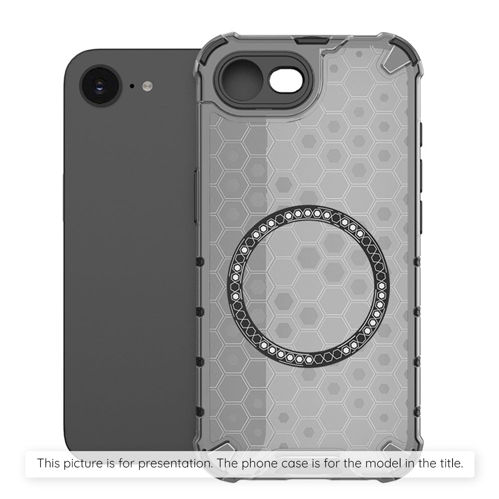 Capa MagSafe para Xiaomi Redmi Note 14S, Techsuit, HoneyComb Shield, Preta