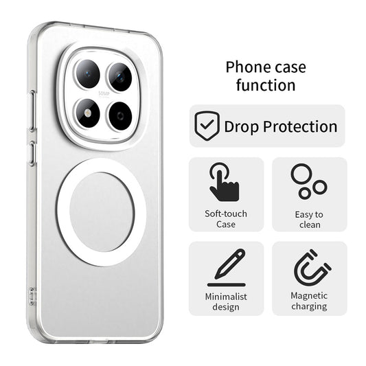 Capa MagSafe para Xiaomi Redmi Note 15 Pro 5G, Techsuit, CandyCase, Branca