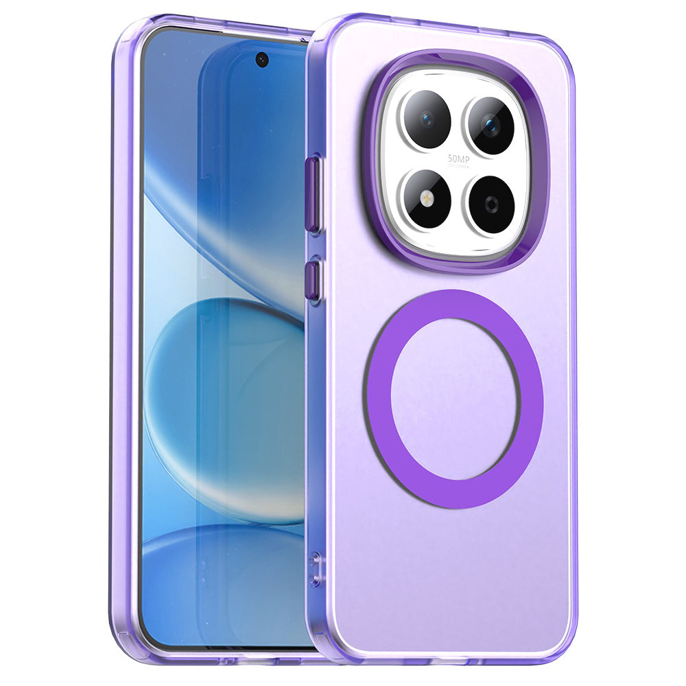 Capa MagSafe para Xiaomi Redmi Note 15 Pro 5G, Techsuit, CandyCase, Roxo
