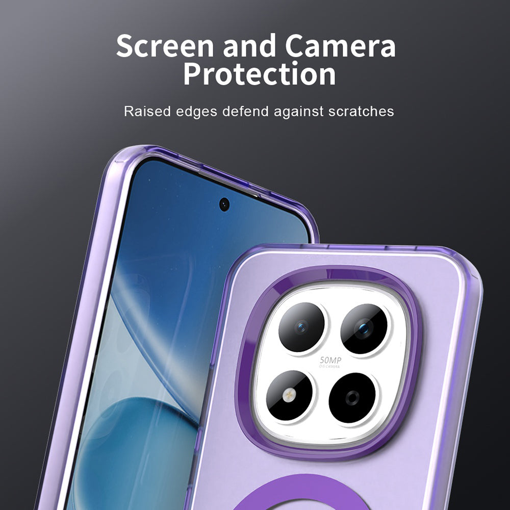 Capa MagSafe para Xiaomi Redmi Note 15 Pro 5G, Techsuit, CandyCase, Roxo