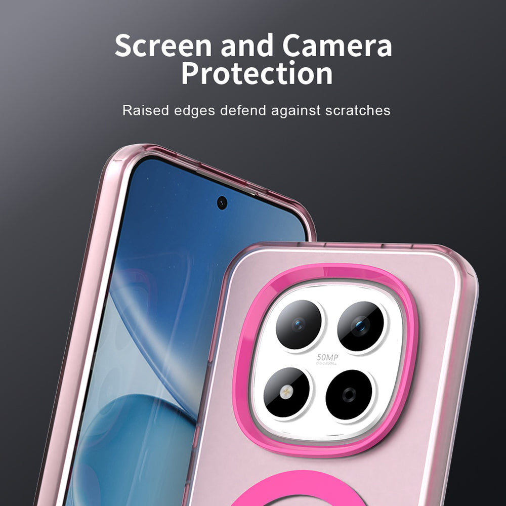 Capa MagSafe para Xiaomi Redmi Note 15 Pro 5G, Techsuit, CandyCase, Rosa