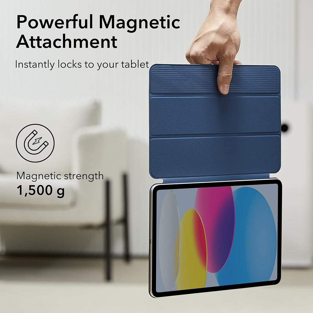 Capa para Apple iPad (2025) / (2022), ESR, Rebound, Azul-marinho