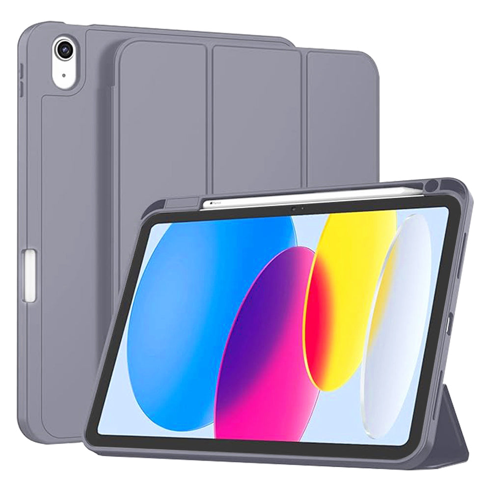 Capa para Apple iPad (2025) / (2022), Techsuit, Flex Trifold, Roxa
