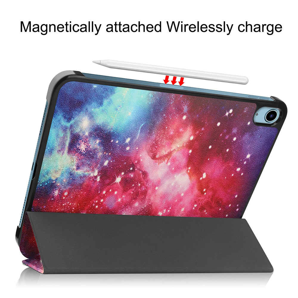 Capa para Apple iPad (2025) / (2022), Techsuit, FoldPro Galaxy, Multicolor