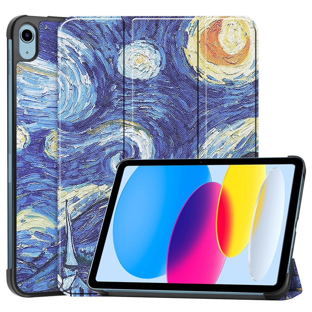 Capa para Apple iPad (2025) / (2022), Techsuit, FoldPro Starry Night, Multicolor