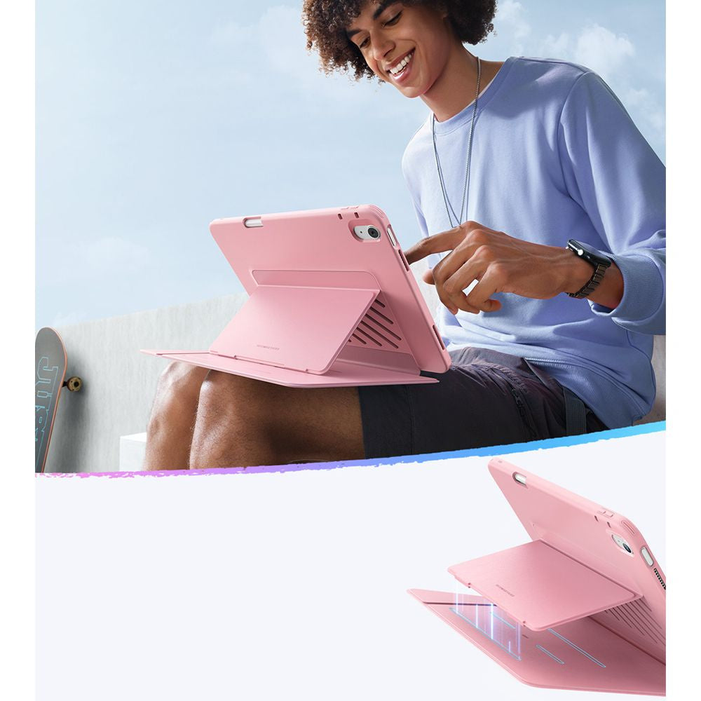 Capa para Apple iPad (2025) / (2022), ESR, Flip Hybrid, Rosa