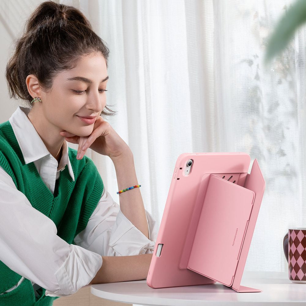 Capa para Apple iPad (2025) / (2022), ESR, Flip Hybrid, Rosa