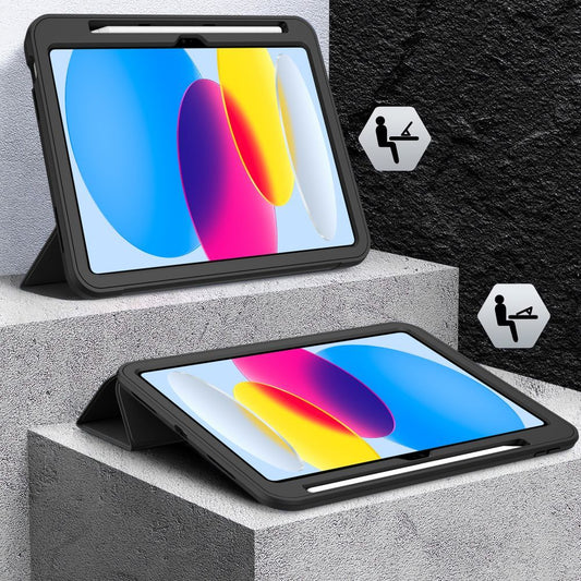 Capa para Apple iPad (2025) / iPad (2022), Tech-Protect, Endurance, Preta