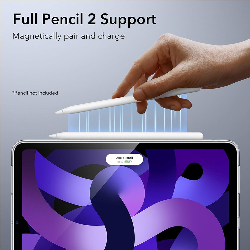 Capa para Apple iPad Air 11 (2026) / iPad Air 11 (2025) / Air 11 (2024) / Air (2022) / Air (2020), ESR, Project Zero, Preto Satinado