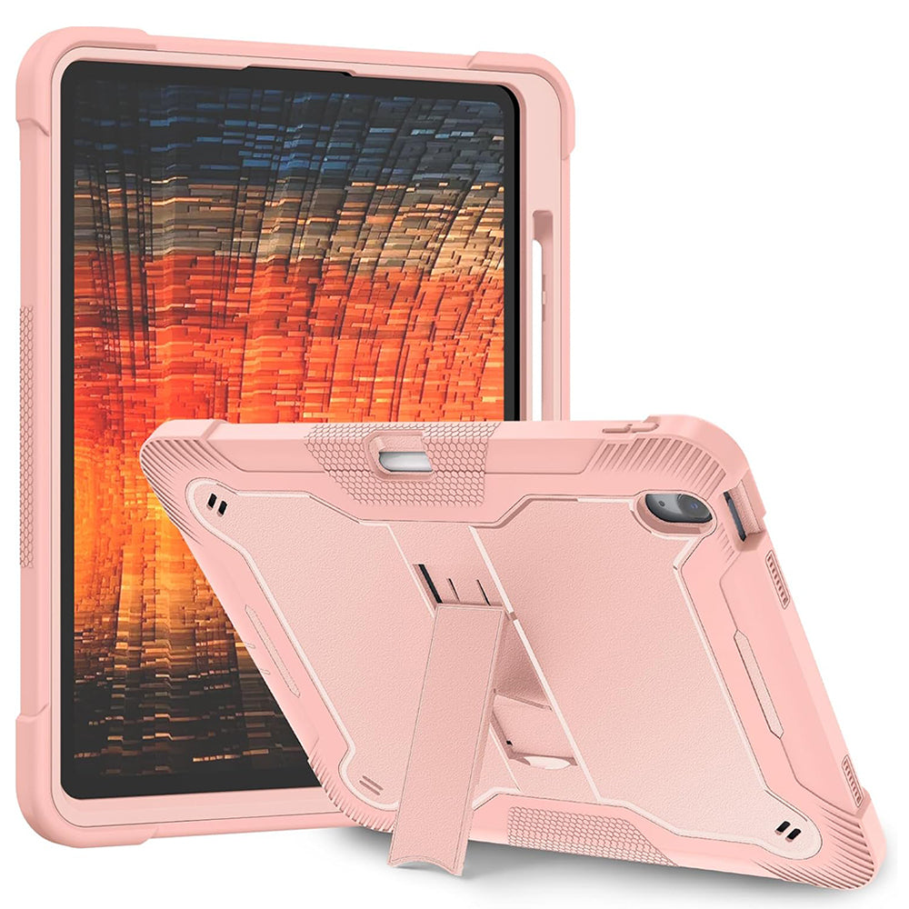 Capa para Apple iPad Air 13 (2026) / Air 13 (2025) / Air 13 (2024), Techsuit, Rugged TabShell, Rosa