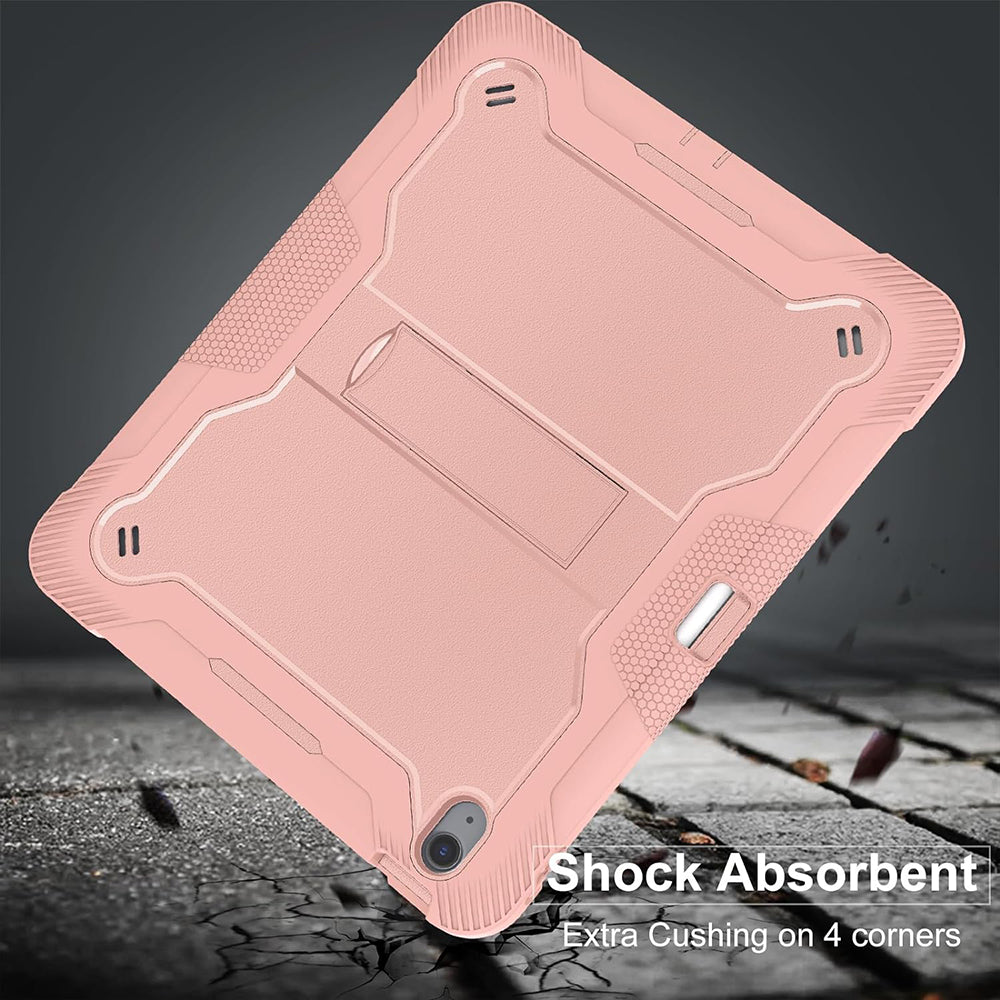 Capa para Apple iPad Air 13 (2026) / Air 13 (2025) / Air 13 (2024), Techsuit, Rugged TabShell, Rosa