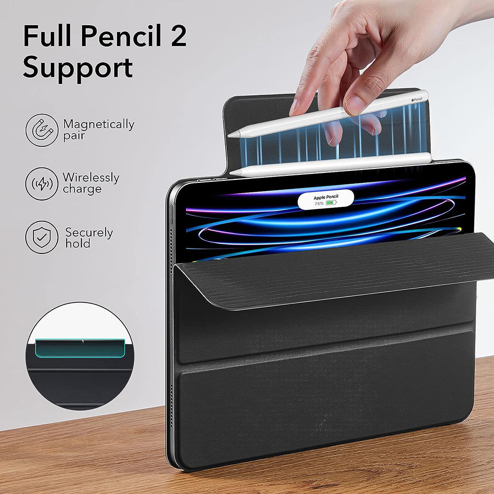 Capa para Apple iPad Pro 11 (2022) / Pro 11 (2021) / Pro 11 (2020) / Pro 11 (2018), ESR, Rebound, Preta