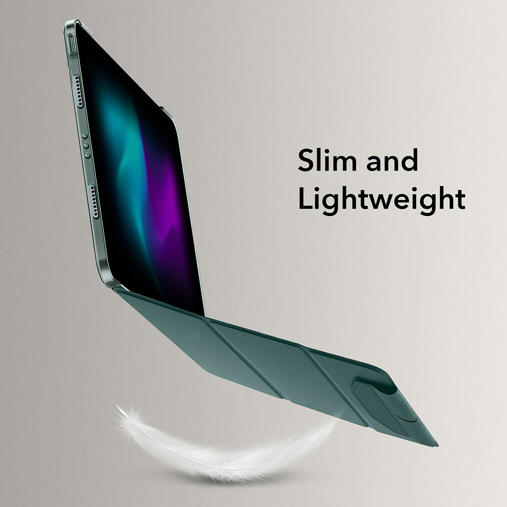 Capa para Apple iPad Pro 13 (2024), ESR, Ascend Trifold, Verde Acetinado