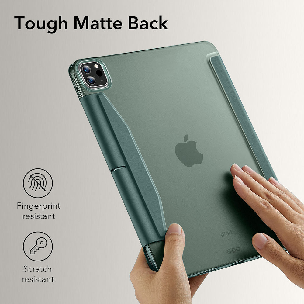 Capa para Apple iPad Pro 13 (2024), ESR, Ascend Trifold, Verde Acetinado