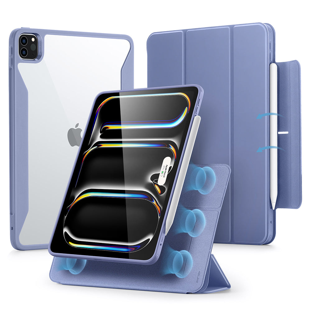 Capa para Apple iPad Pro 13 (2024), ESR, Rebound Hybrid, Roxo