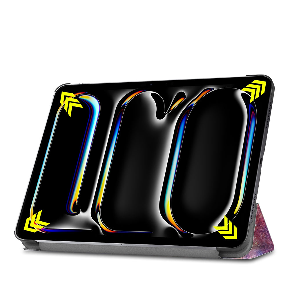 Capa para Apple iPad Pro 13 (2024), Techsuit, FoldPro Galaxy, Multicolor