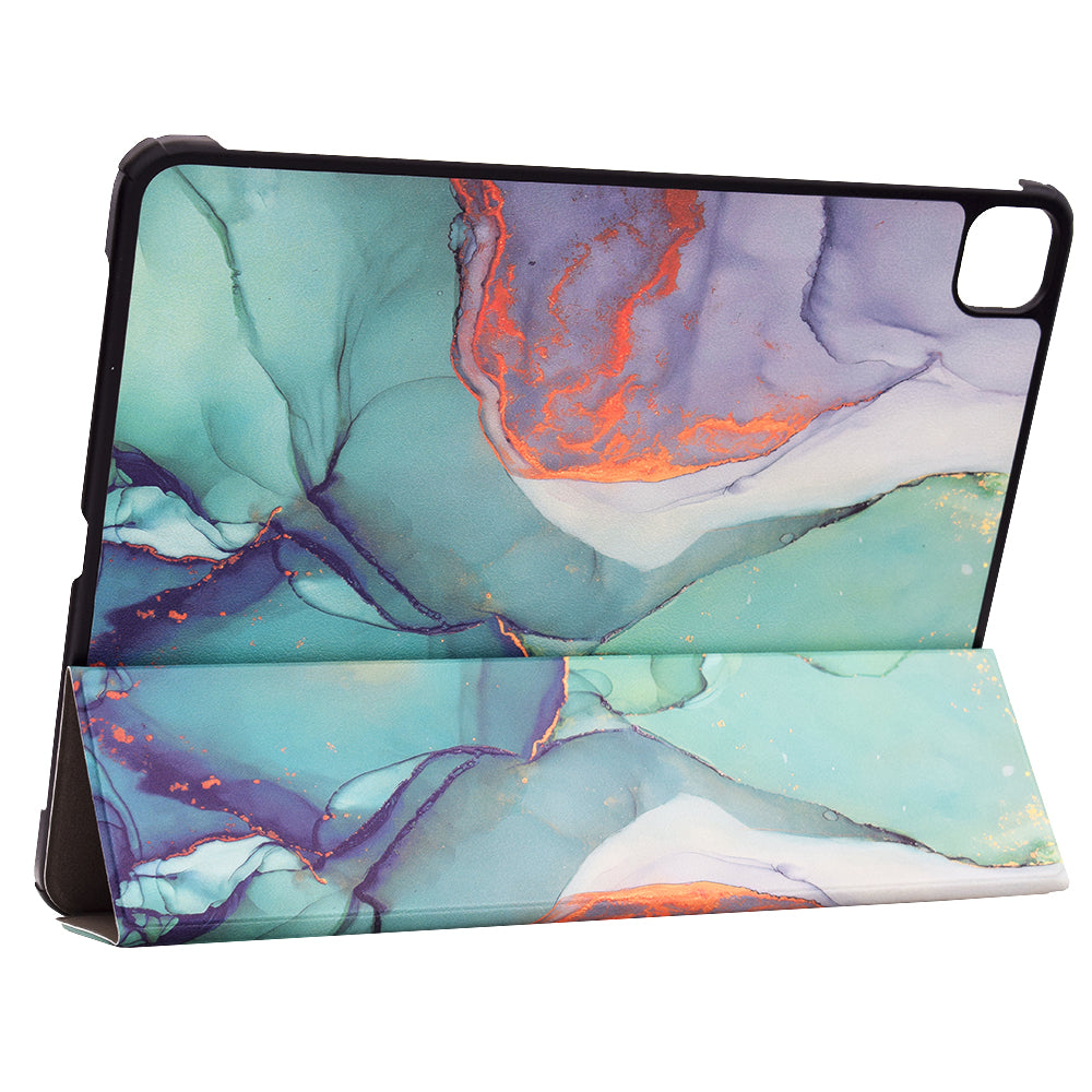 Capa para Apple iPad Pro 13 (2024), Techsuit, FoldPro Green Time, Multicolor
