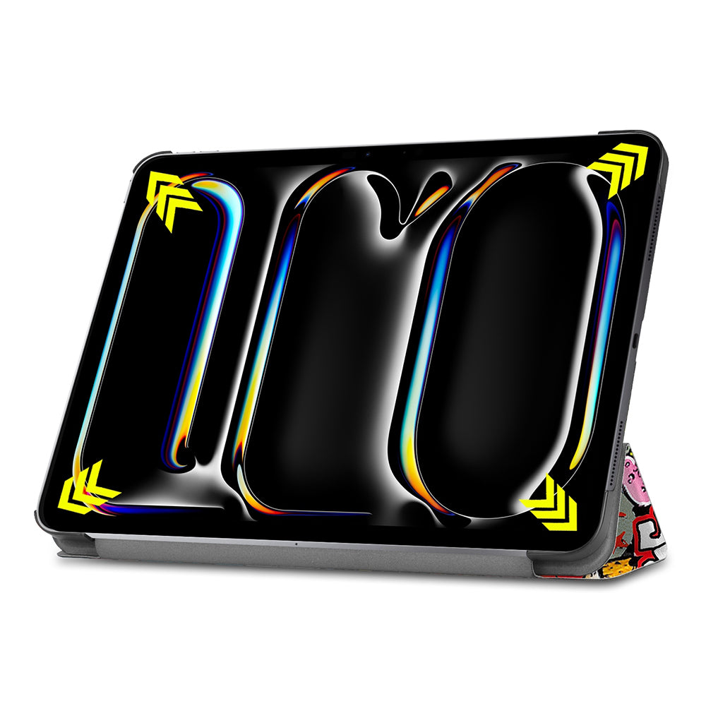 Capa para Apple iPad Pro 13 (2024), Techsuit, FoldPro Urban Vibe, Multicolor