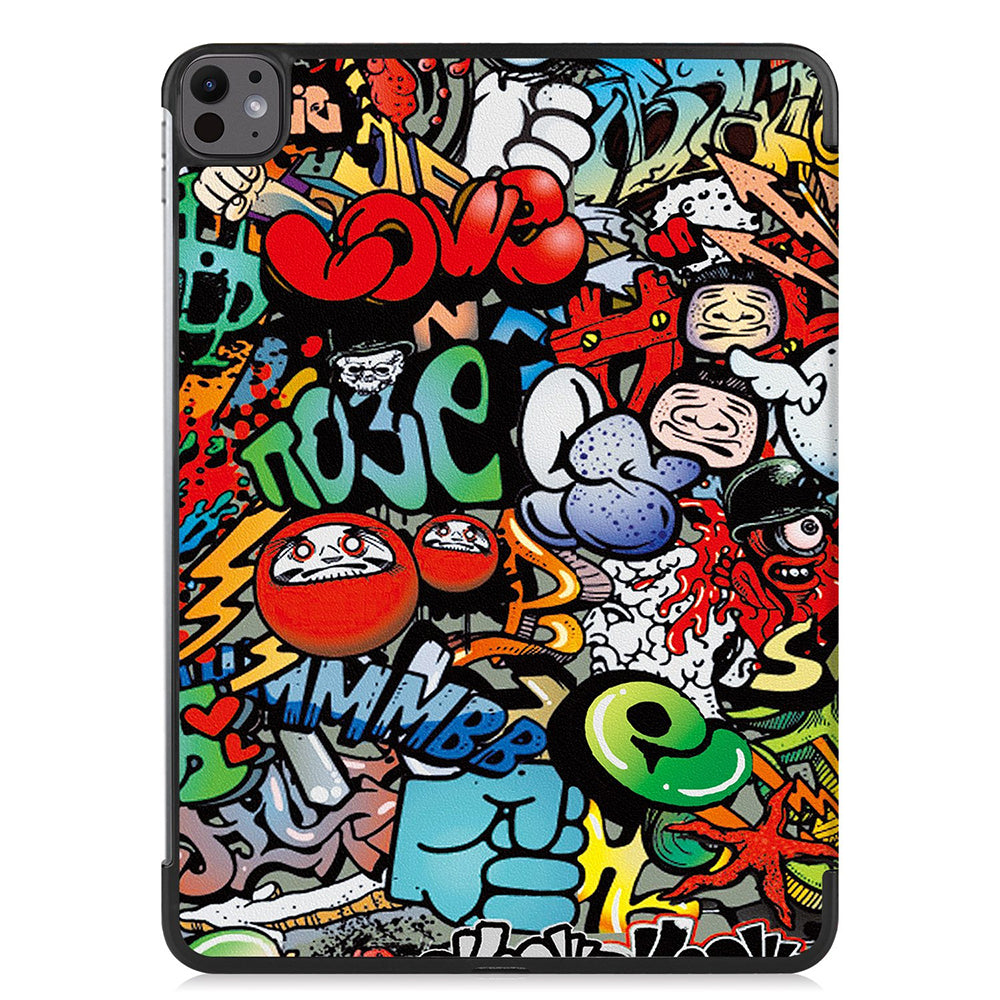 Capa para Apple iPad Pro 13 (2024), Techsuit, FoldPro Urban Vibe, Multicolor