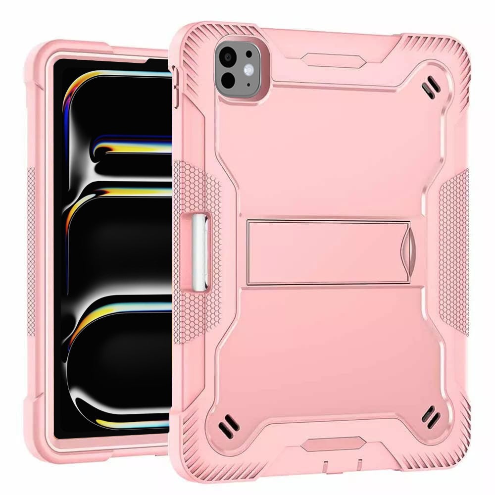 Capa para Apple iPad Pro 13 (2024), Techsuit, Rugged TabShell, Rosa