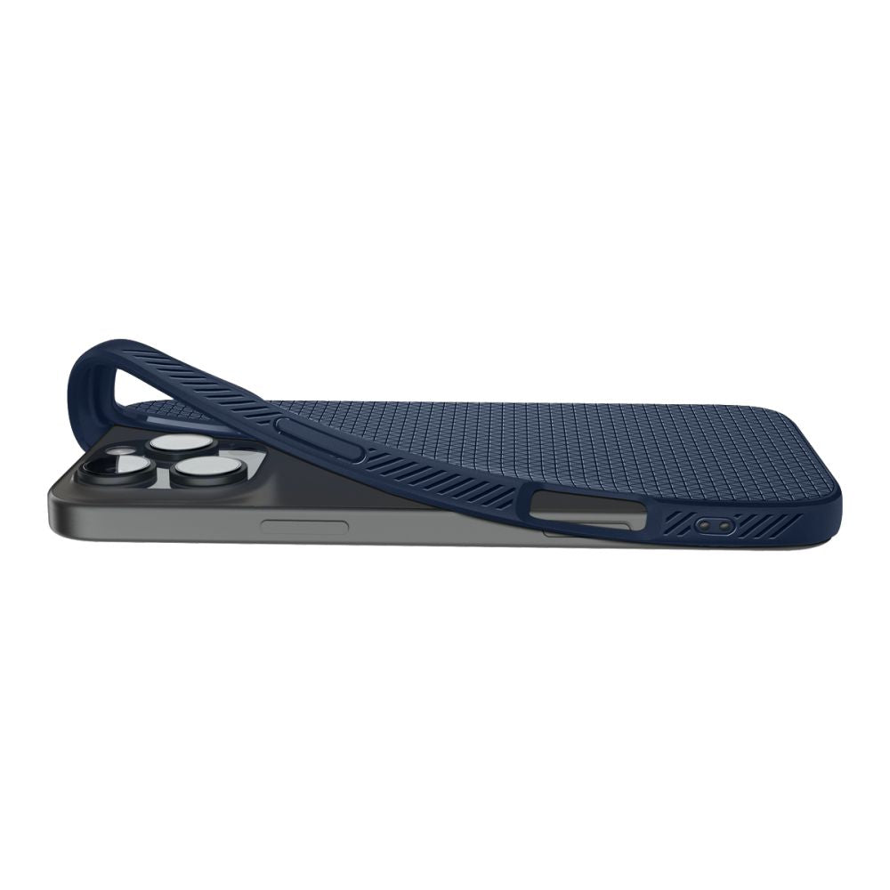 Capa para Apple iPhone 16 Pro Max, Spigen, Liquid Air, Azul ACS07989