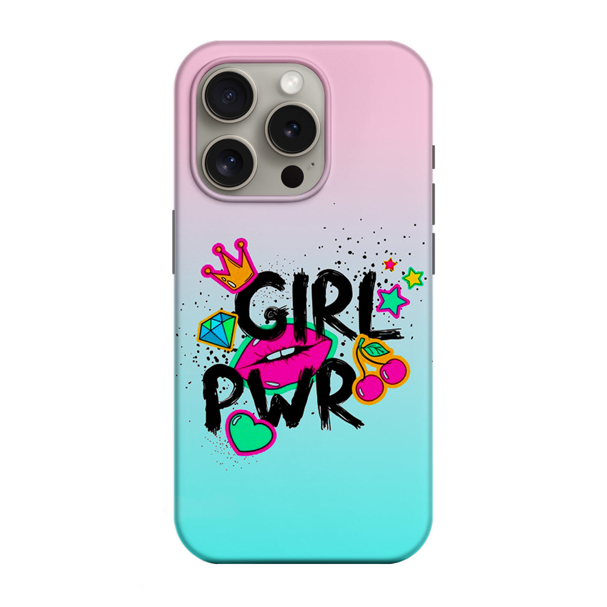 Capa para Apple iPhone 17 Pro Max, Perfect Case, LOVE-Splash Girl Power, Multicolor