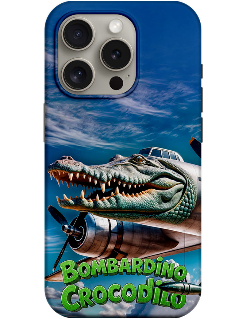 Capa para Apple iPhone 12 / 12 Pro, Perfect Case, Italian Brainrot Bombardino Crocodilo, Multicolor