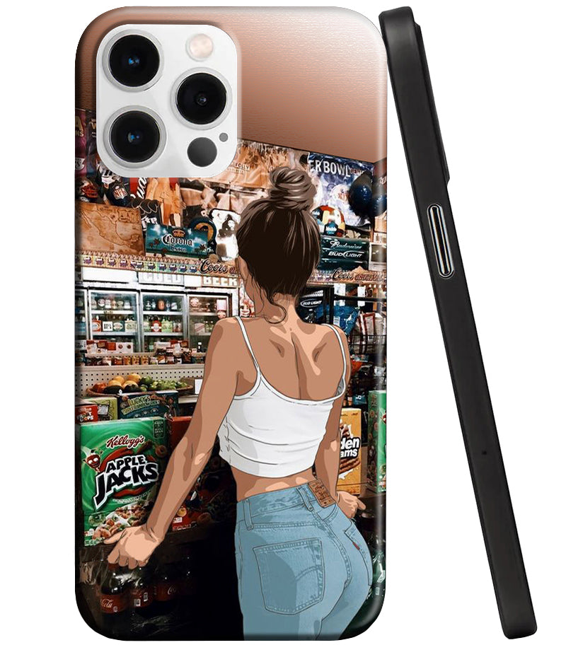 Capa para Apple iPhone 14 Pro, Perfect Case, Favourites Series Girl, Multicolor