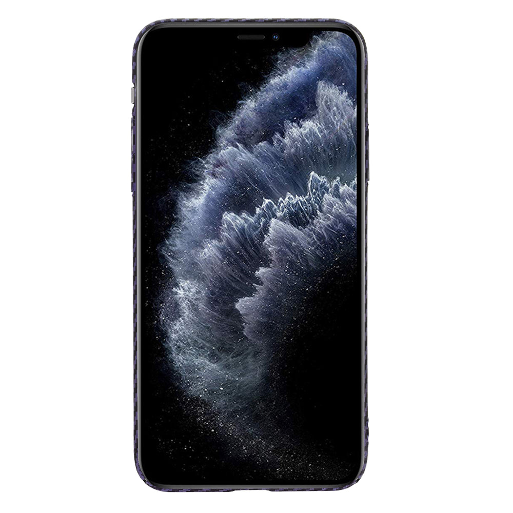 Capa para Apple iPhone 11 Pro Max, Techsuit, Carbonite FiberShell, Roxo