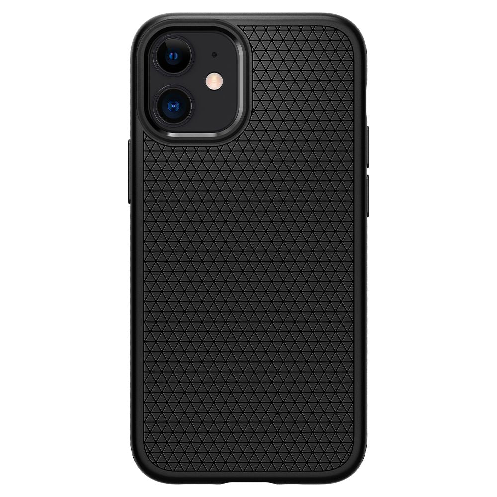 Capa para Apple iPhone 12 / 12 Pro, Spigen, Liquid Air, Preta ACS01701