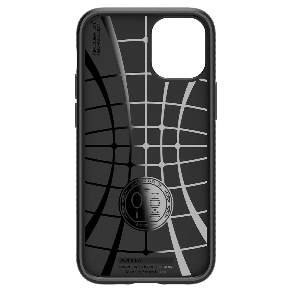 Capa para Apple iPhone 12 / 12 Pro, Spigen, Liquid Air, Preta ACS01701