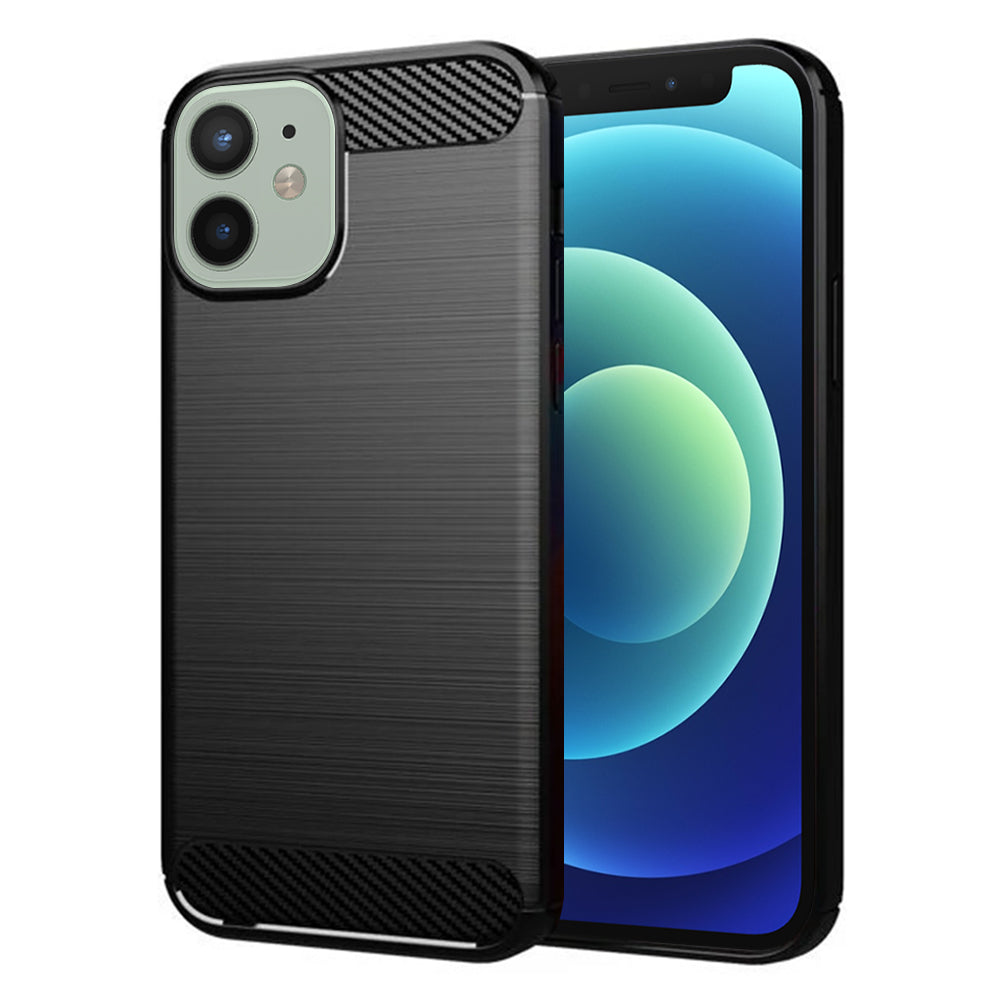 Capa para Apple iPhone 12 mini, Techsuit, Carbono, Preta