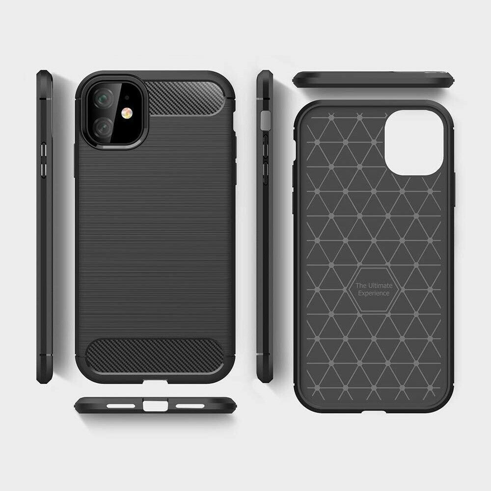 Capa para Apple iPhone 12 mini, Techsuit, Carbono, Preta