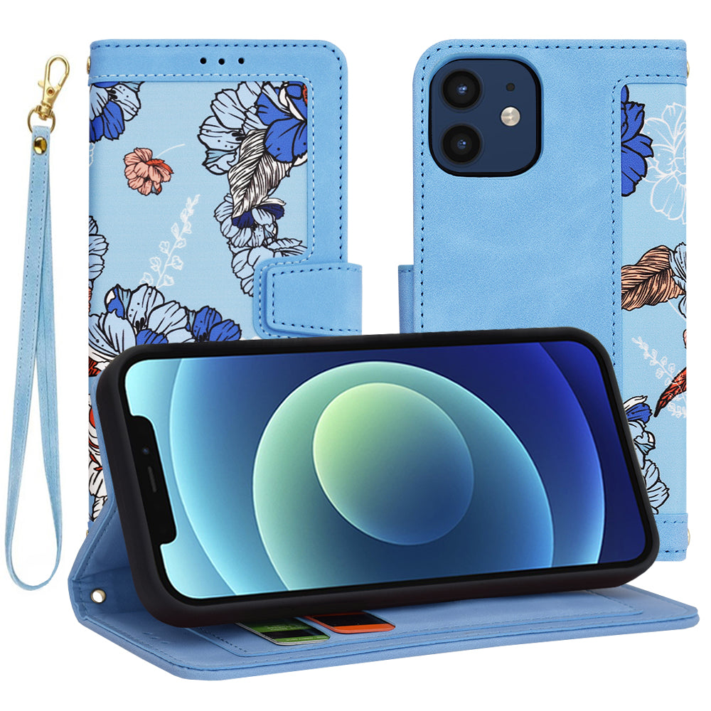 Capa para Apple iPhone 12 / 12 Pro, Techsuit, FlipCraft, Azul