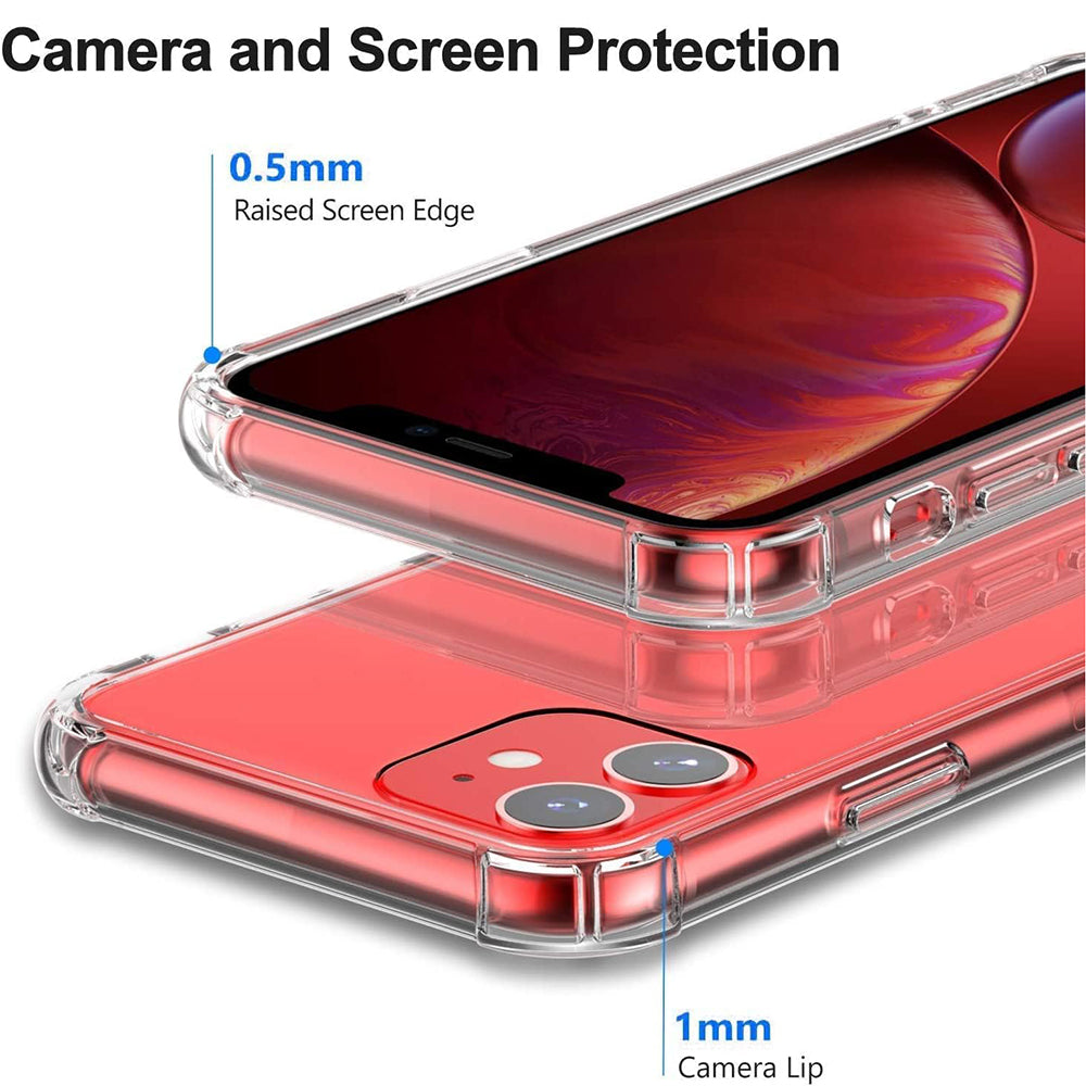 Capa para Apple iPhone 12, Techsuit, Shockproof Clear, Transparente