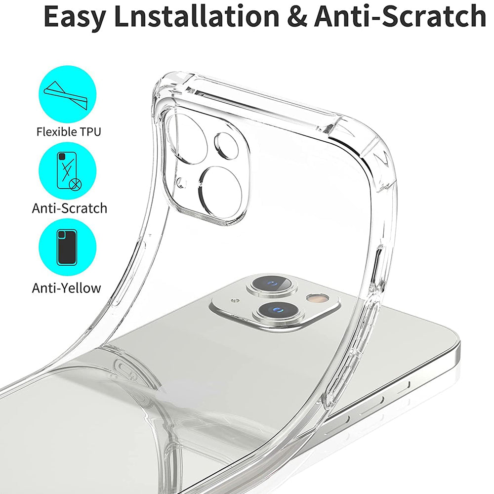Capa para Apple iPhone 13 mini, Techsuit, Shockproof Clear, Transparente