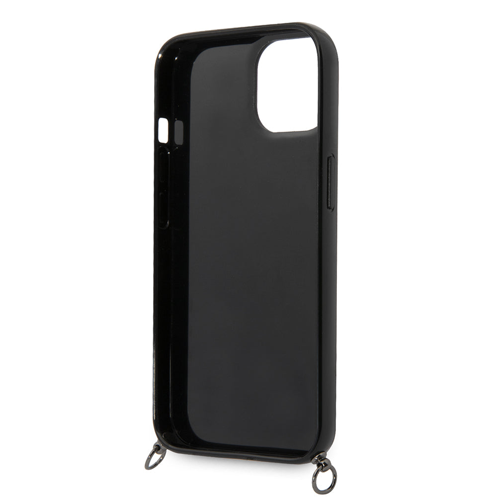 Capa para Apple iPhone 14, Karl Lagerfeld, Color Stripes with Strap, Rosa